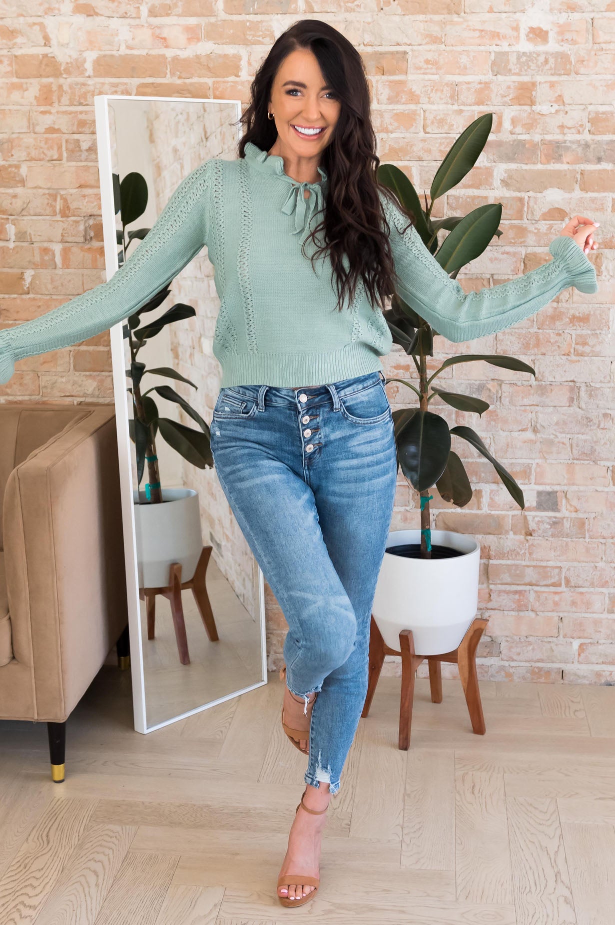 Double Take Modest Sweater Modest Dresses vendor-unknown 