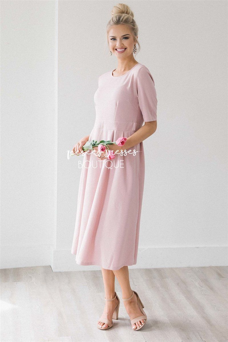 The Charleston Pleats and Pocket Dress Modest Dresses vendor-unknown 