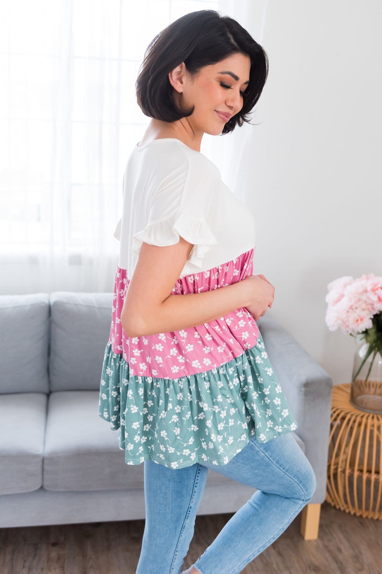 Leading With Love Modest Top Tops vendor-unknown 