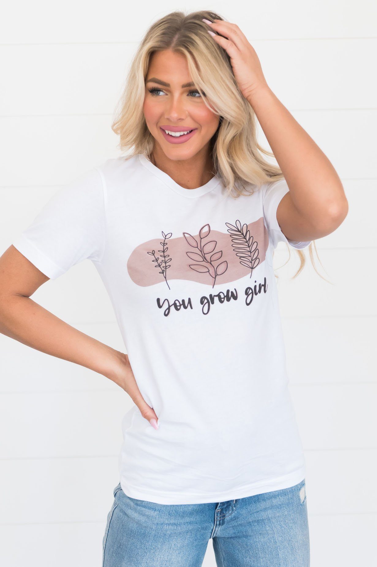 You Grow Girl Modest Tee Modest Dresses vendor-unknown 