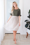 Fall Blooms Modest Pleated Skirt Modest Dresses vendor-unknown