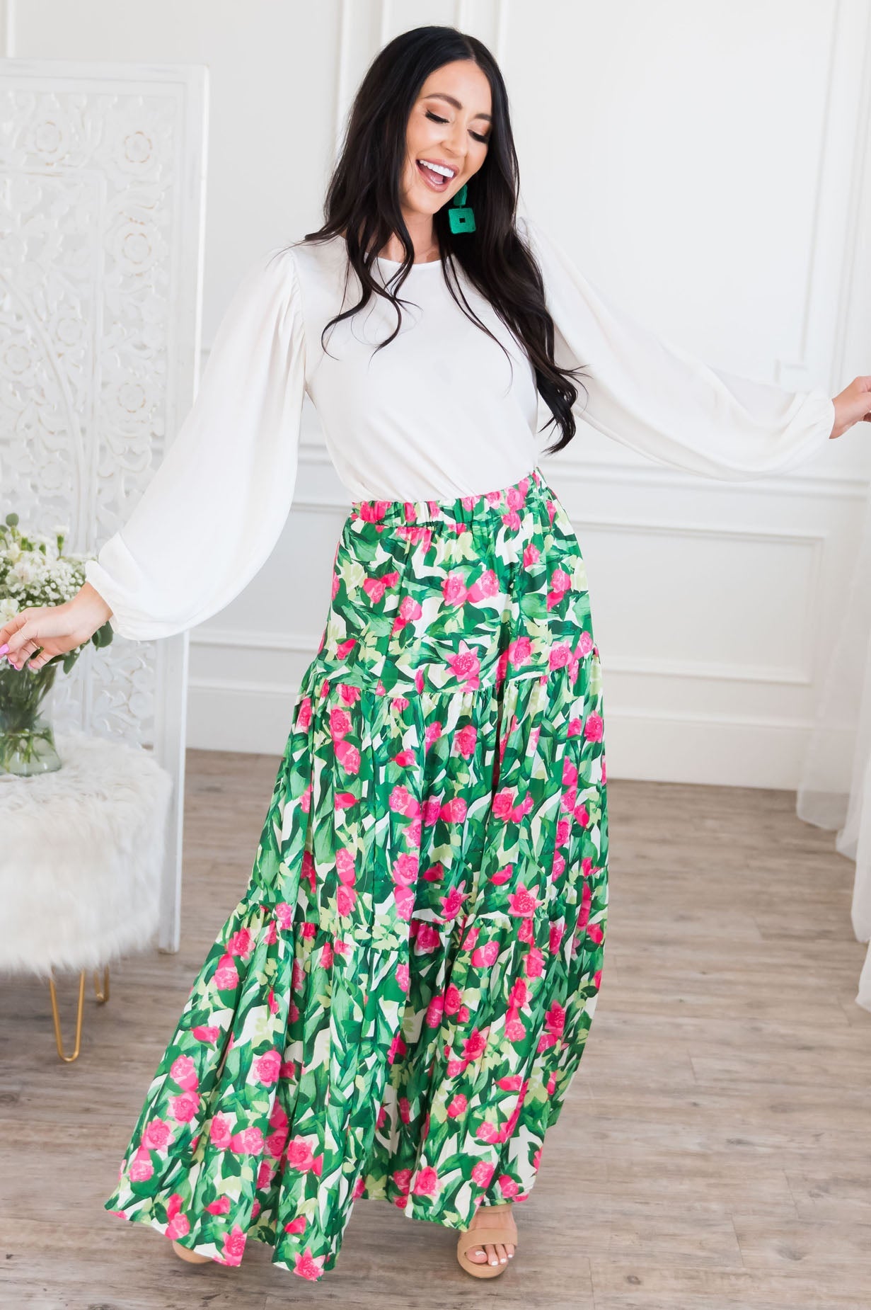 Day Dreamers Modest Maxi Skirt Skirts vendor-unknown 