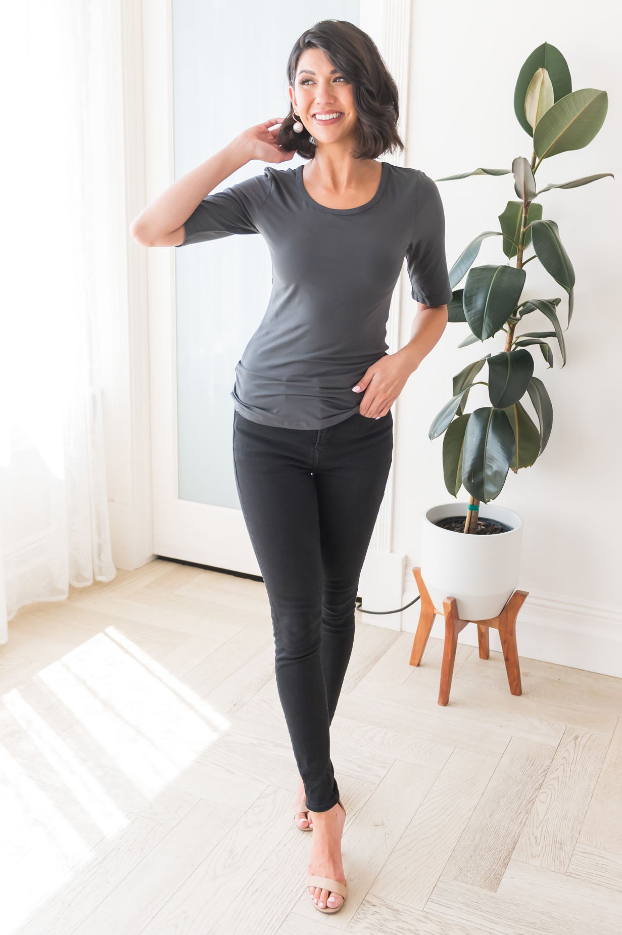 The Perfectly Matched Modest Top Tops vendor-unknown 