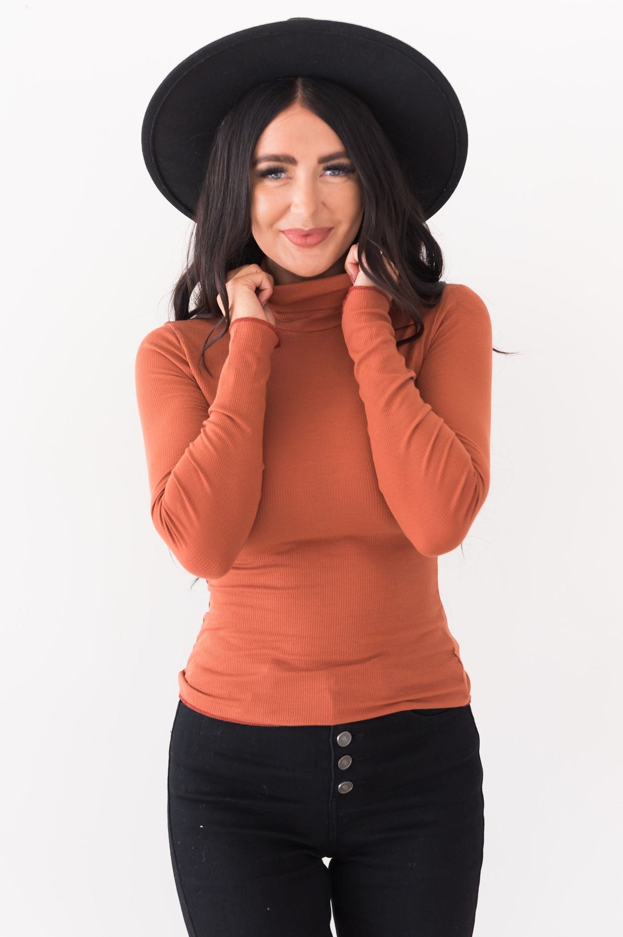 By The Fireside Modest Turtleneck Modest Dresses vendor-unknown 