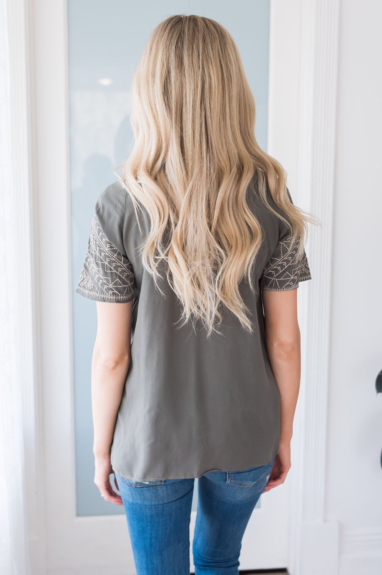 Adoring Love Modest Blouse Tops vendor-unknown 