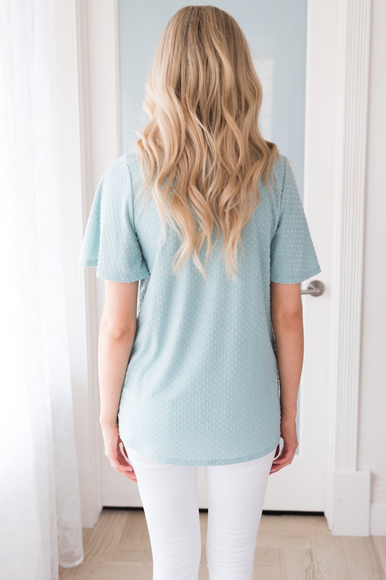 Free To Be Me Modest Lace Blouse Tops vendor-unknown 