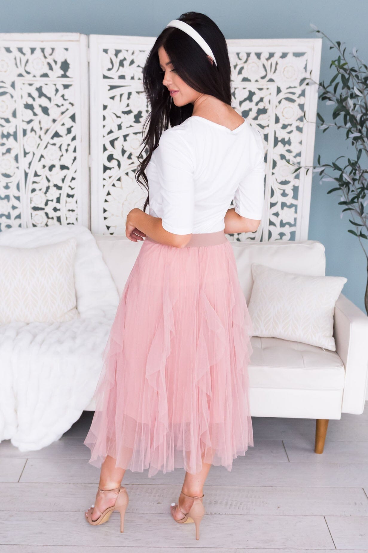 Far & Away Modest Tulle Skirt Skirts vendor-unknown 