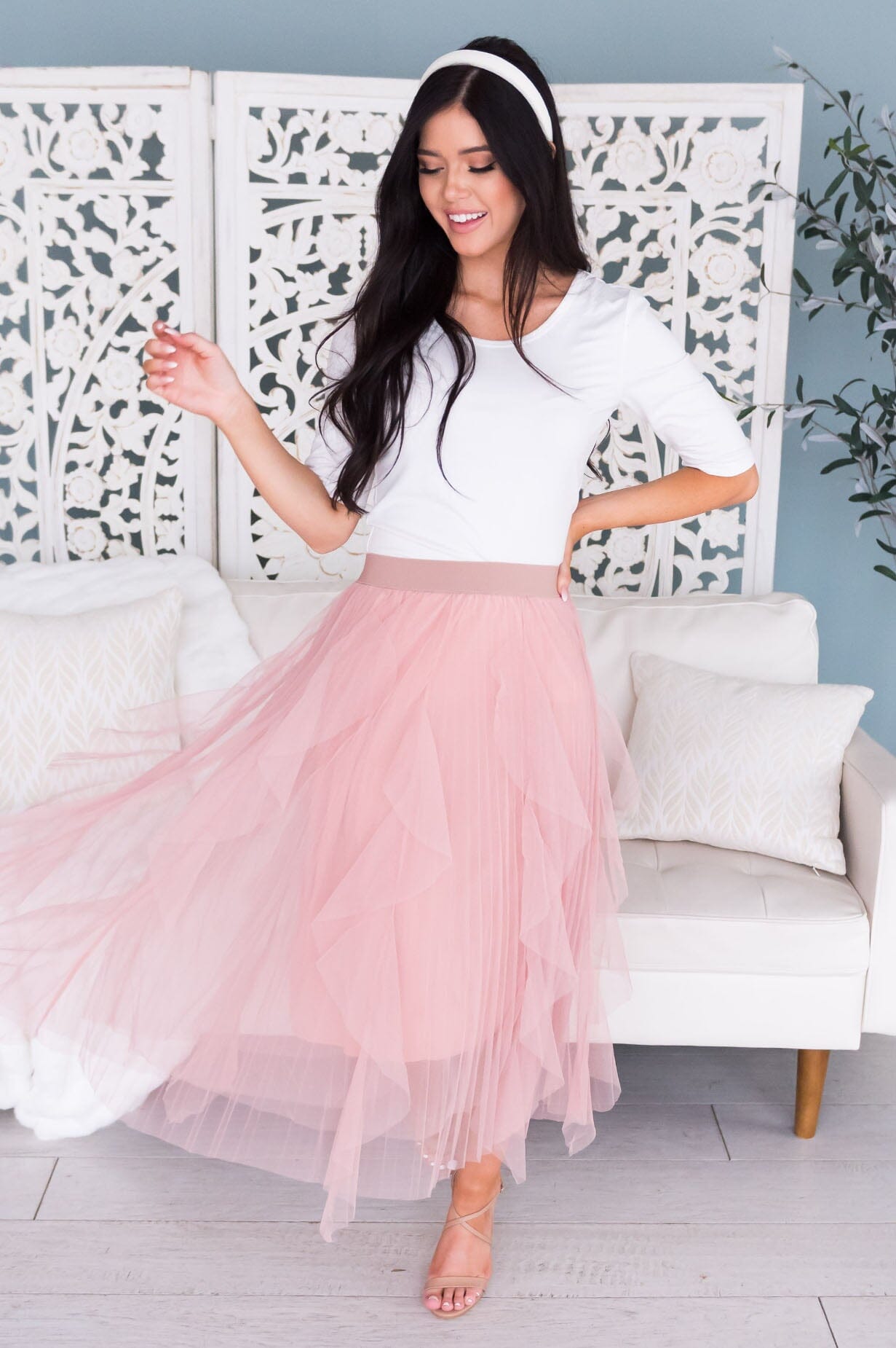 Far & Away Modest Tulle Skirt Skirts vendor-unknown 
