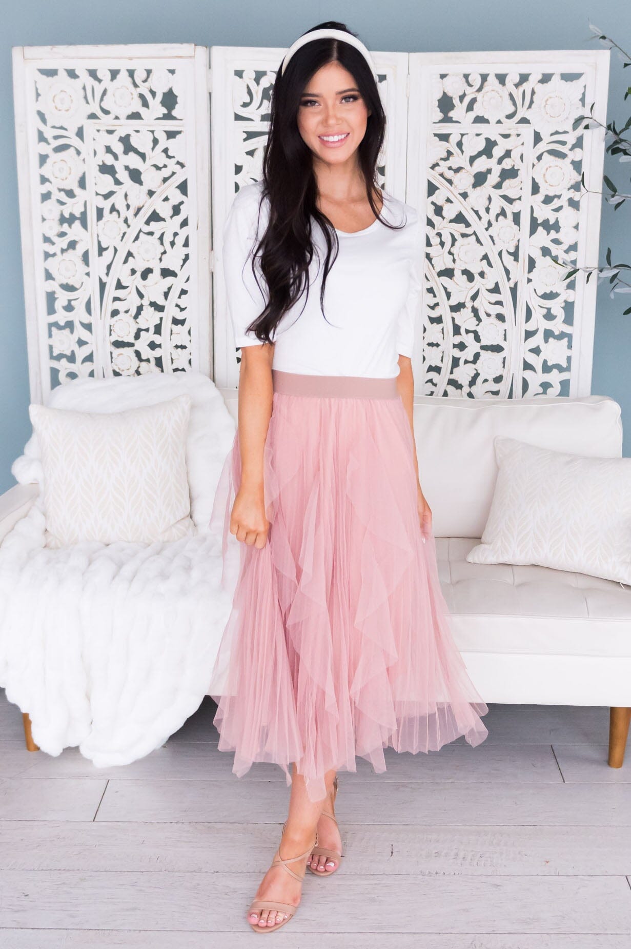 Far & Away Modest Tulle Skirt Skirts vendor-unknown 
