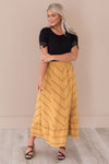 Striped Sweetie Modest Skirt Skirts vendor-unknown