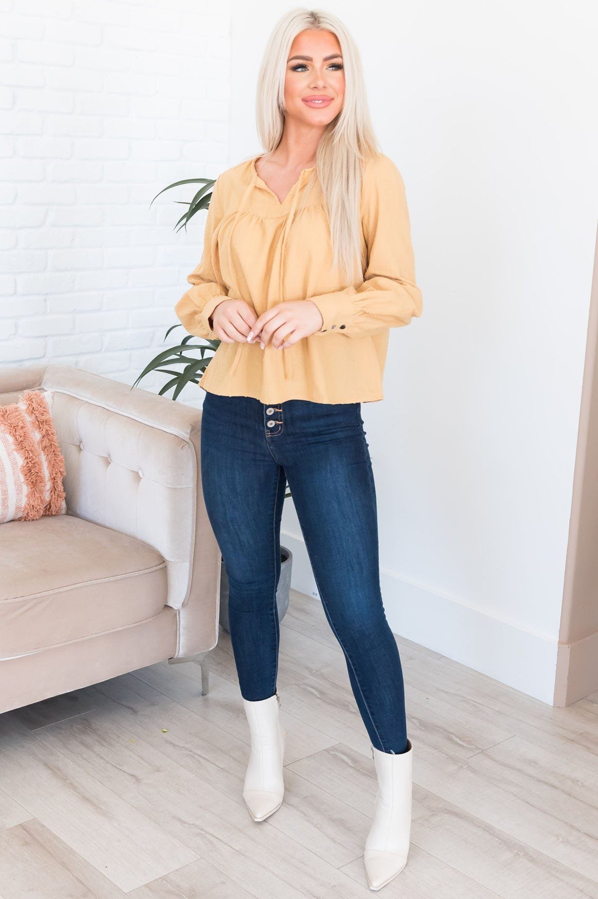 All the Feels Modest Blouse Modest Dresses vendor-unknown 