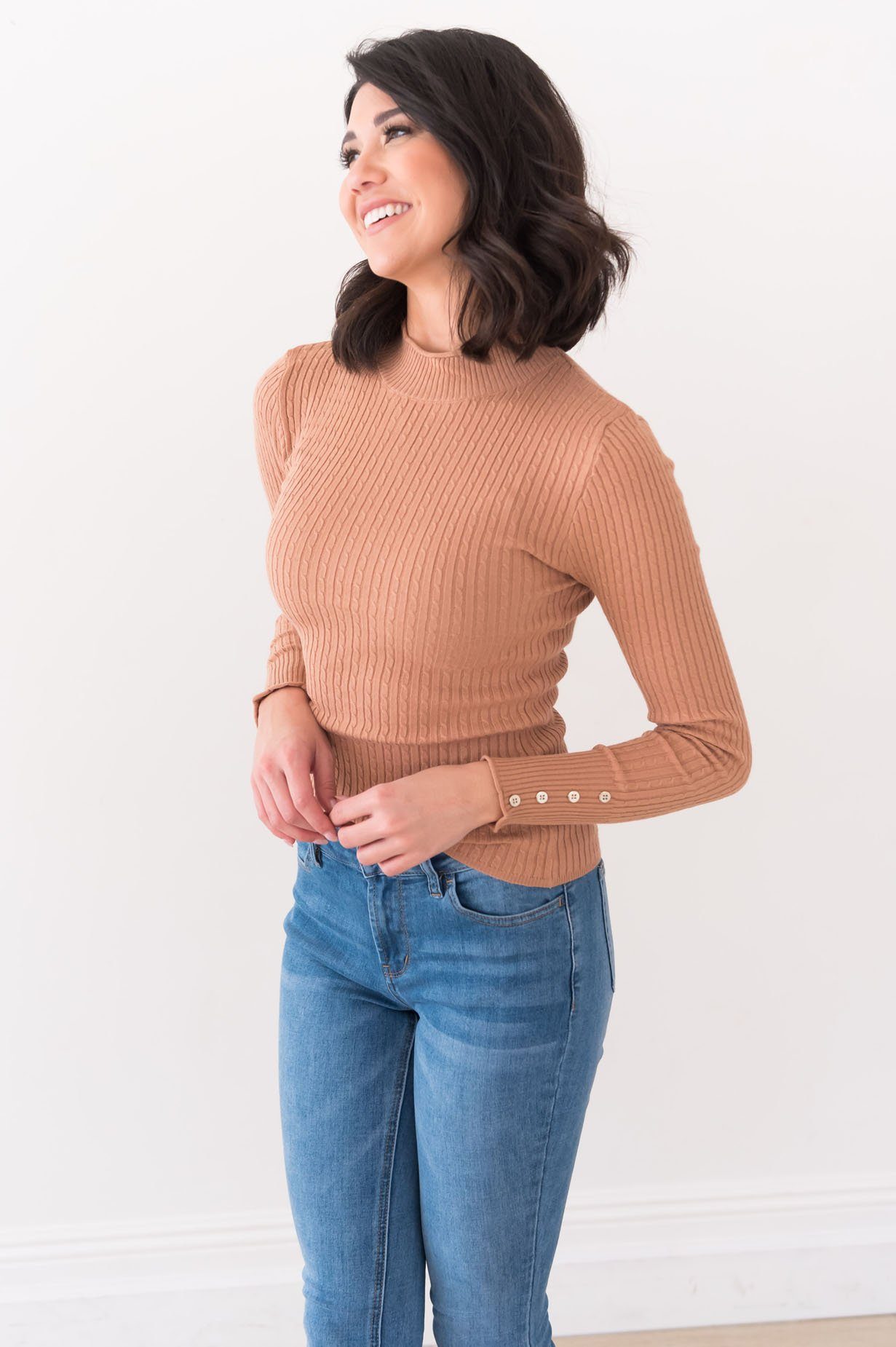 Keep Me Cozy Modest Turtleneck Modest Dresses vendor-unknown 