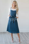The Ensley Two Piece Dress Modest Dresses vendor-unknown S Navy