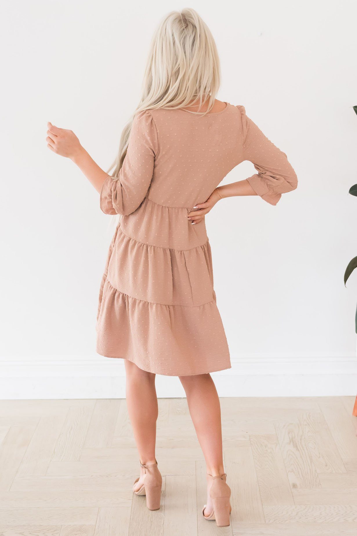 The Auston Swiss Dot Modest Dresses vendor-unknown 