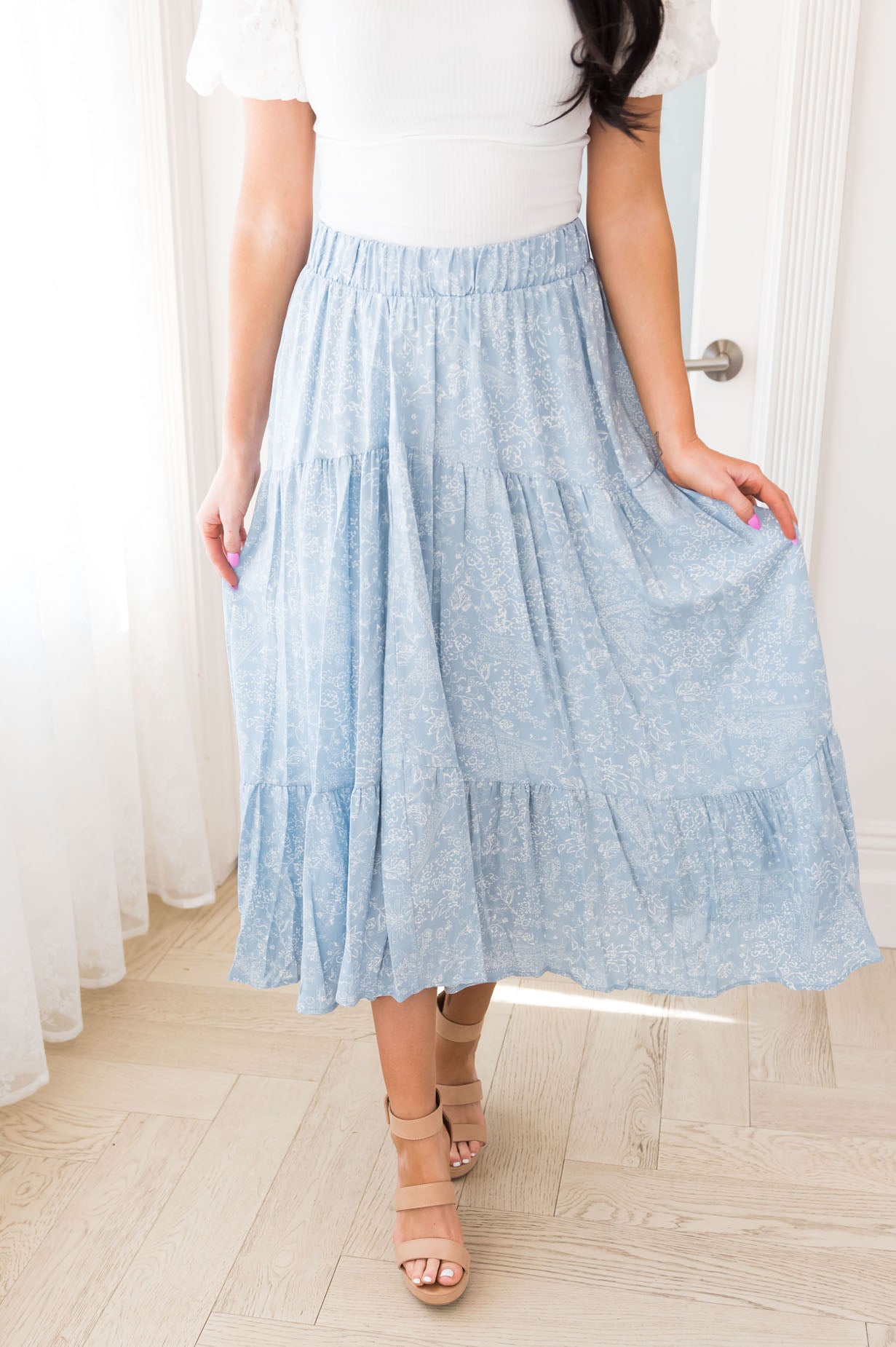 Today's Promise Modest Tier Skirt Modest Dresses vendor-unknown 