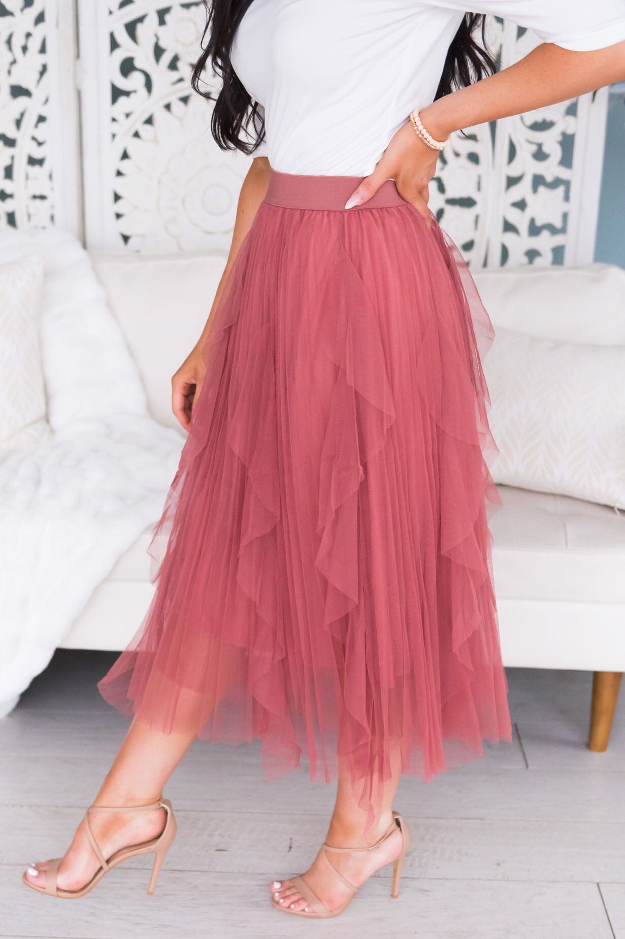 Far & Away Modest Tulle Skirt Skirts vendor-unknown 
