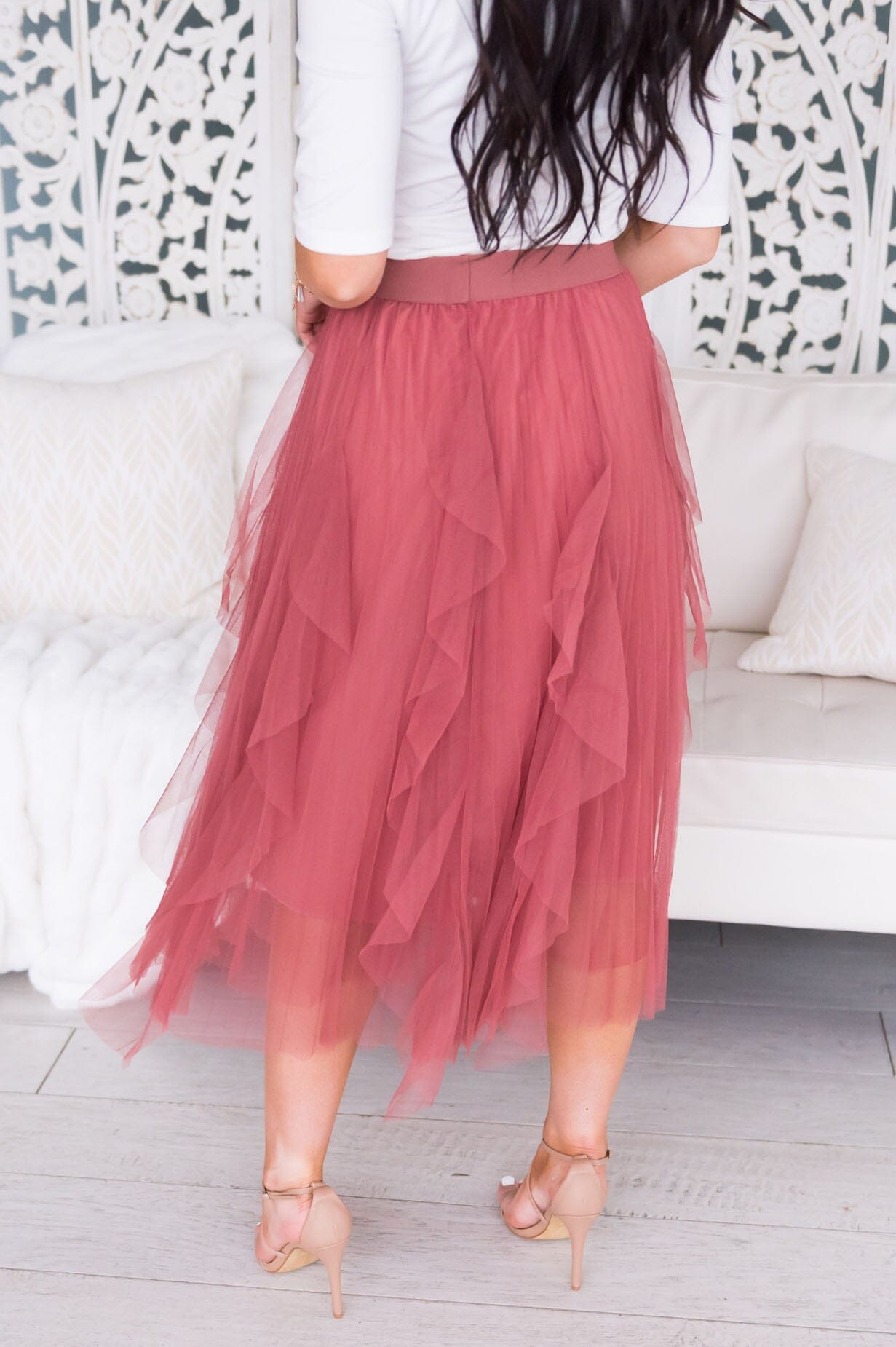 Far & Away Modest Tulle Skirt Skirts vendor-unknown 