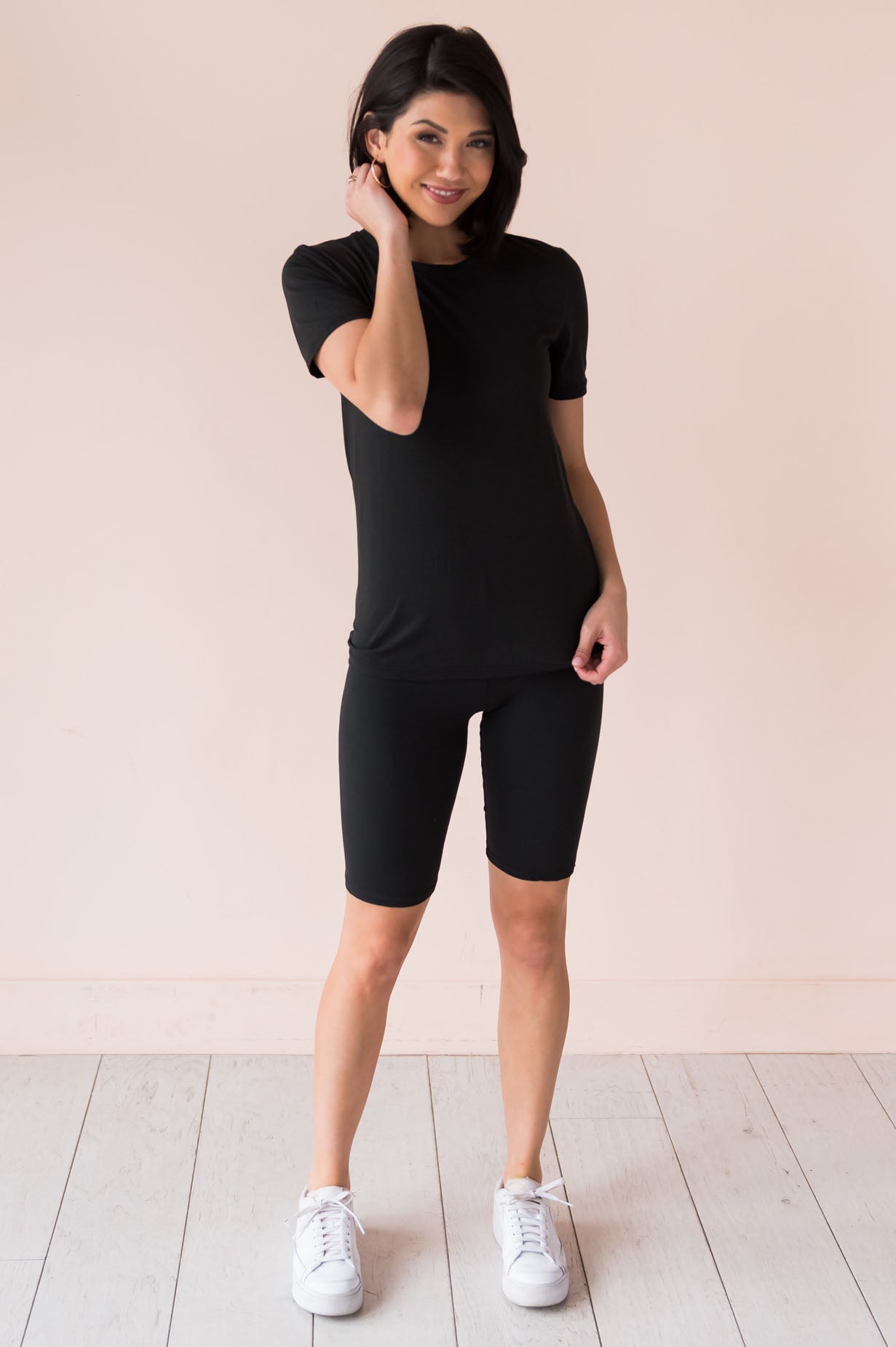 Basic & Cute Modest Biker Short Set Modest Dresses vendor-unknown 