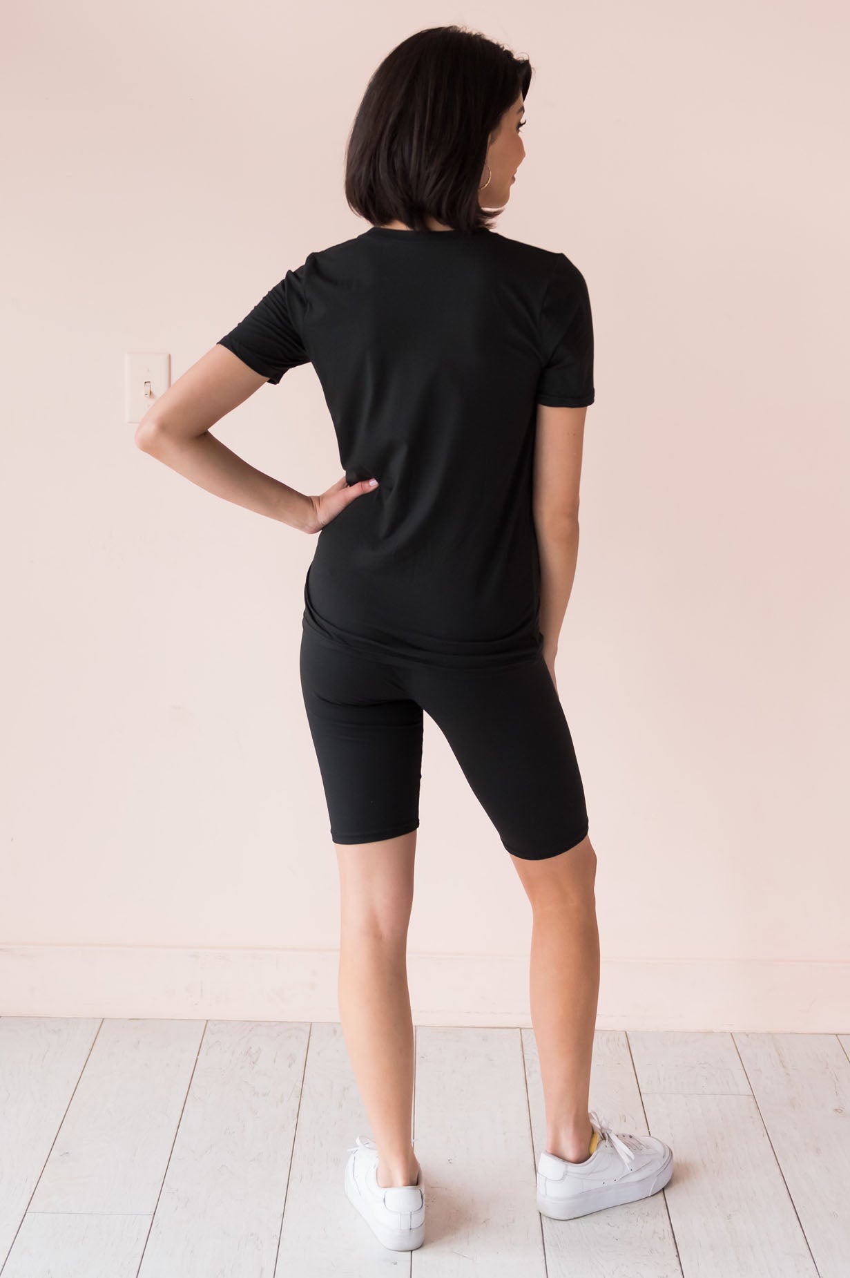 Basic & Cute Modest Biker Short Set Modest Dresses vendor-unknown 