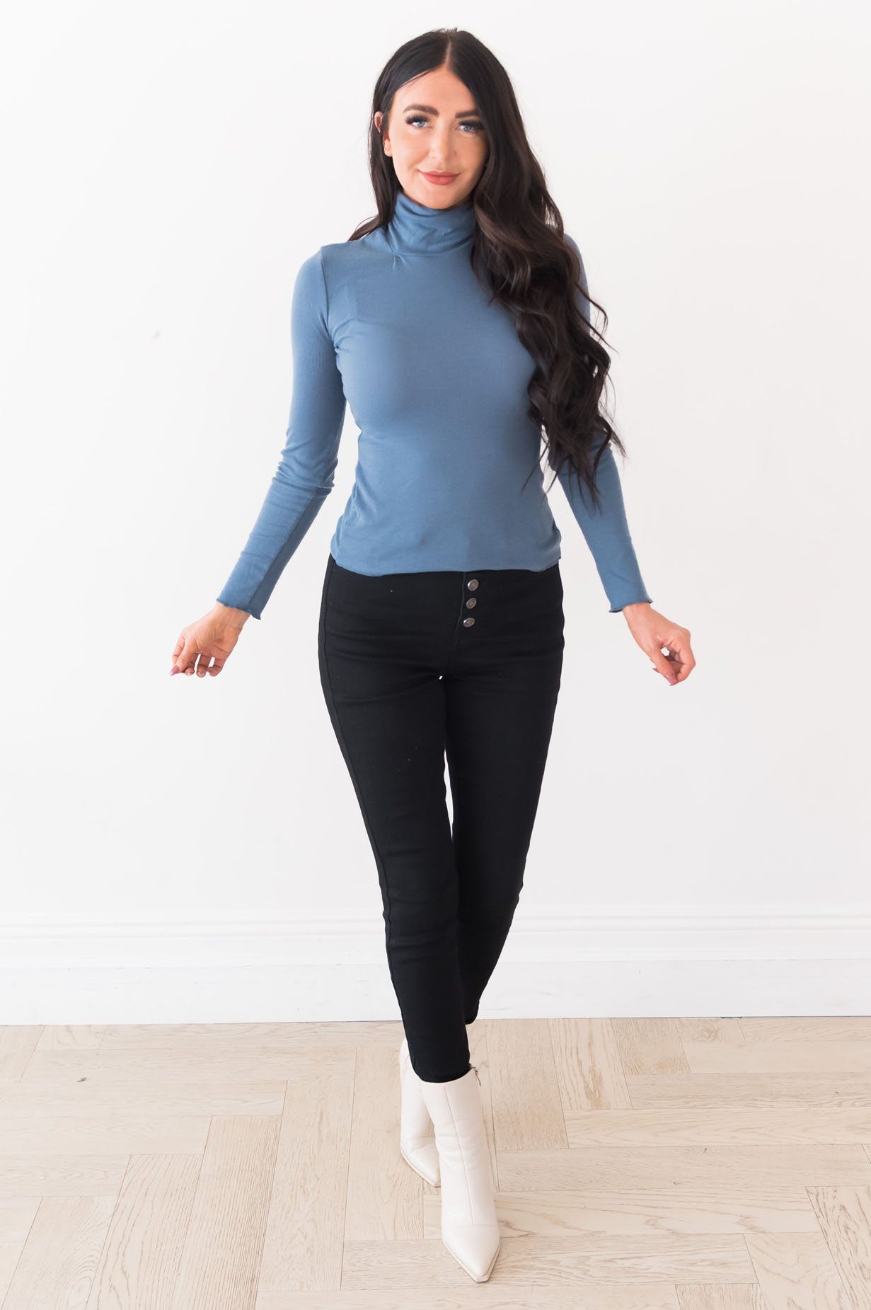 By The Fireside Modest Turtleneck Modest Dresses vendor-unknown 