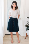 Always First Modest Corduroy Skirt Modest Dresses vendor-unknown 