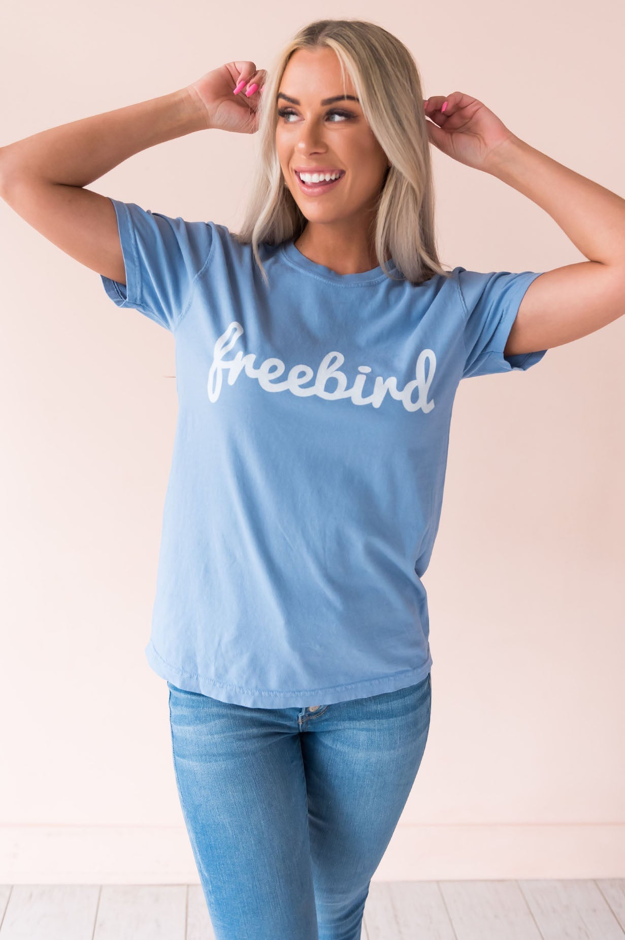 Freebird Graphic Tee Modest Dresses vendor-unknown 
