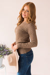 Restful Nights Modest Twisted Cable knit Sweater Modest Dresses vendor-unknown