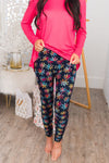 Colorful Snowflakes Christmas Leggings Accessories & Shoes vendor-unknown 