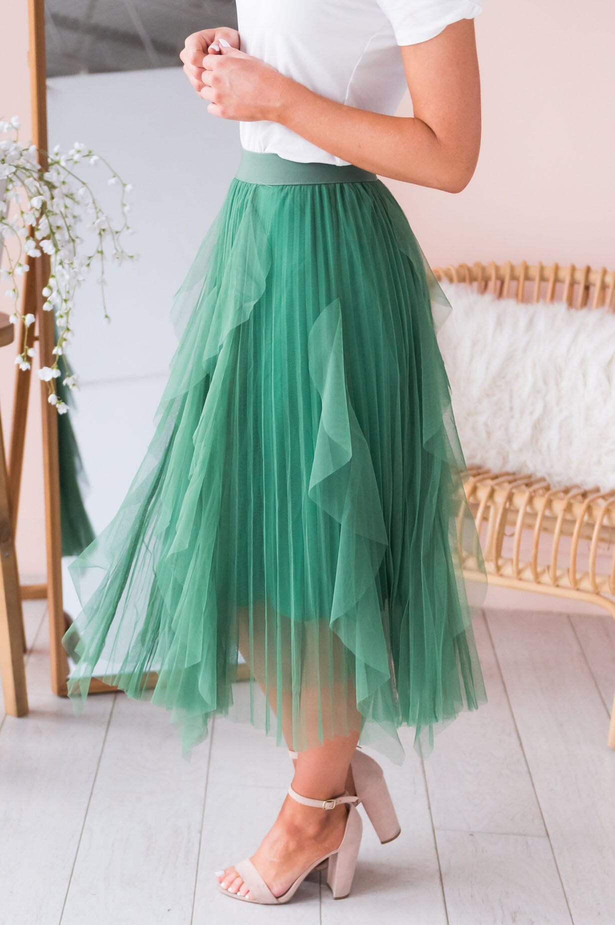 Far & Away Modest Tulle Skirt Skirts vendor-unknown 