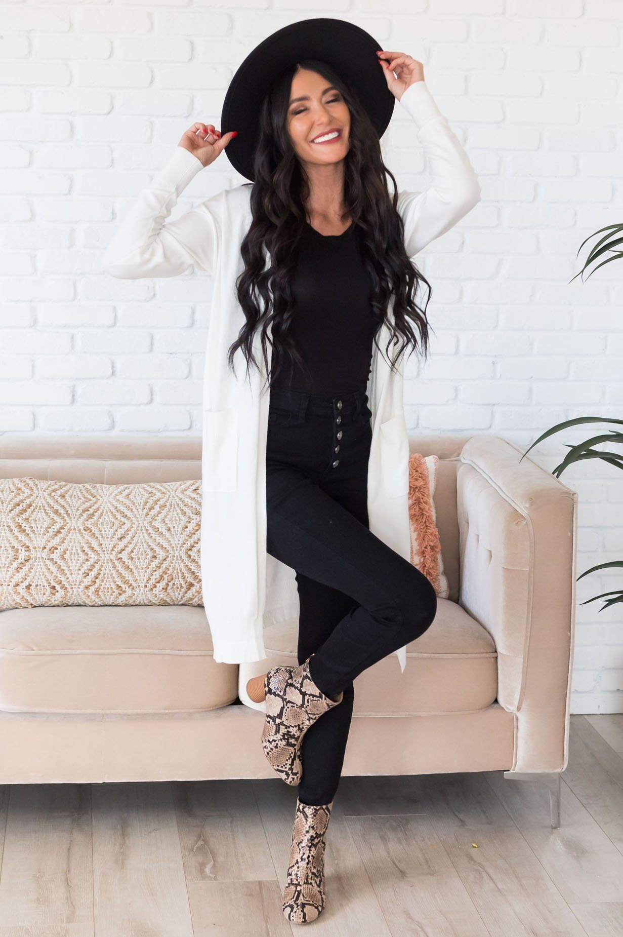 Autumn in the Air Pocket Cardigan Modest Dresses vendor-unknown 