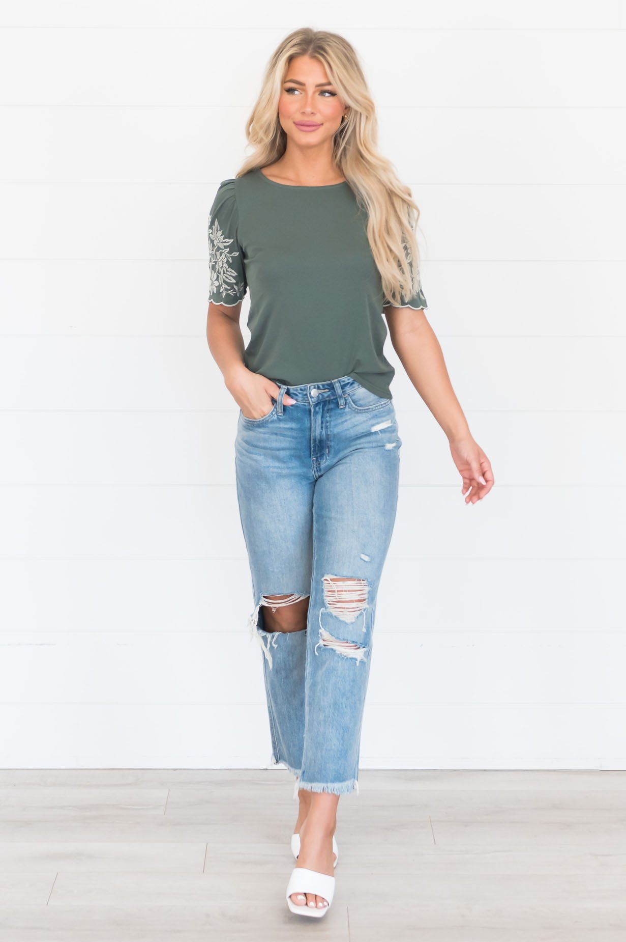 Looking Chic Modest Blouse Modest Dresses vendor-unknown 