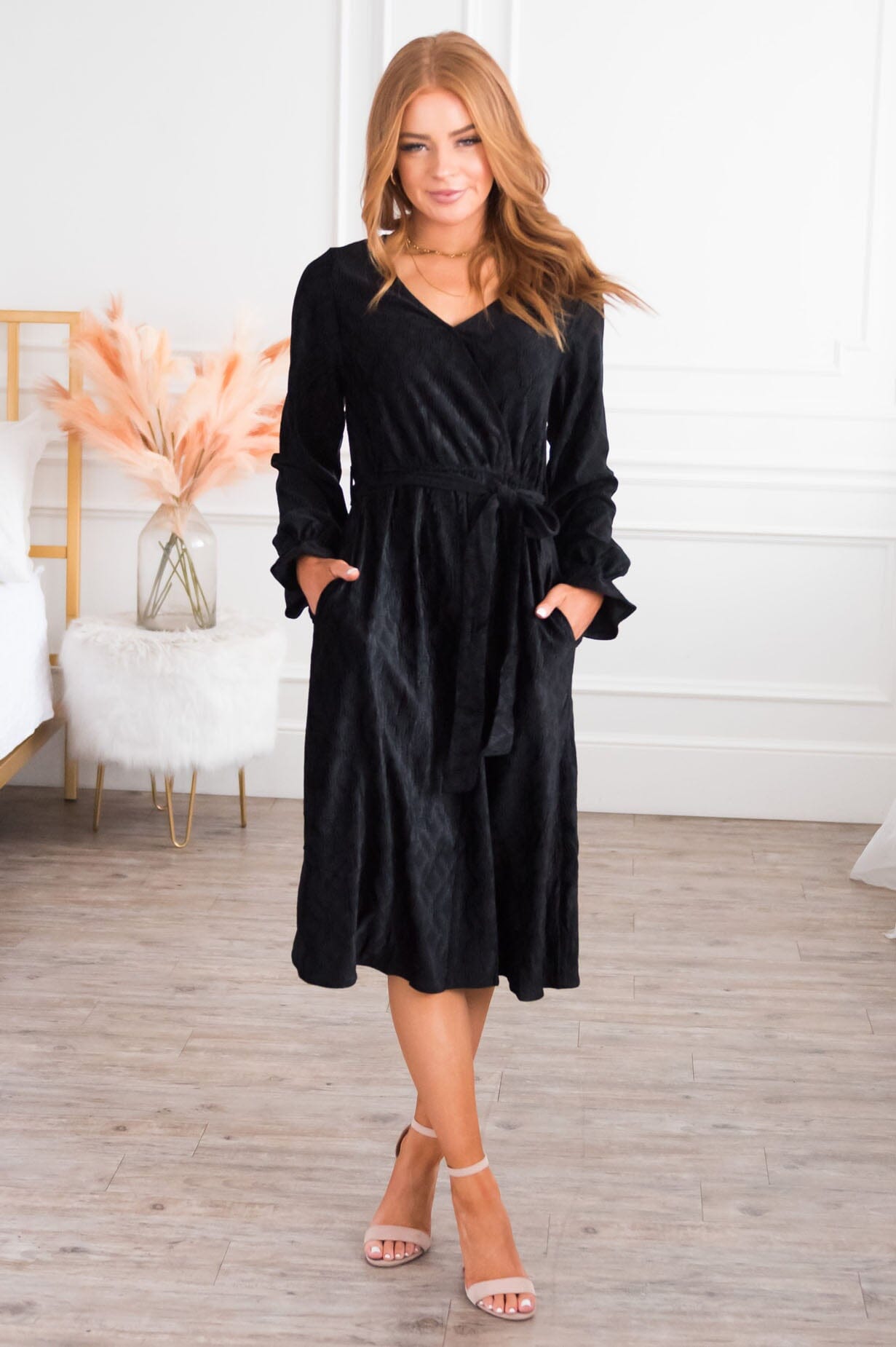 The Nikita Long Sleeves Modest Dresses vendor-unknown 