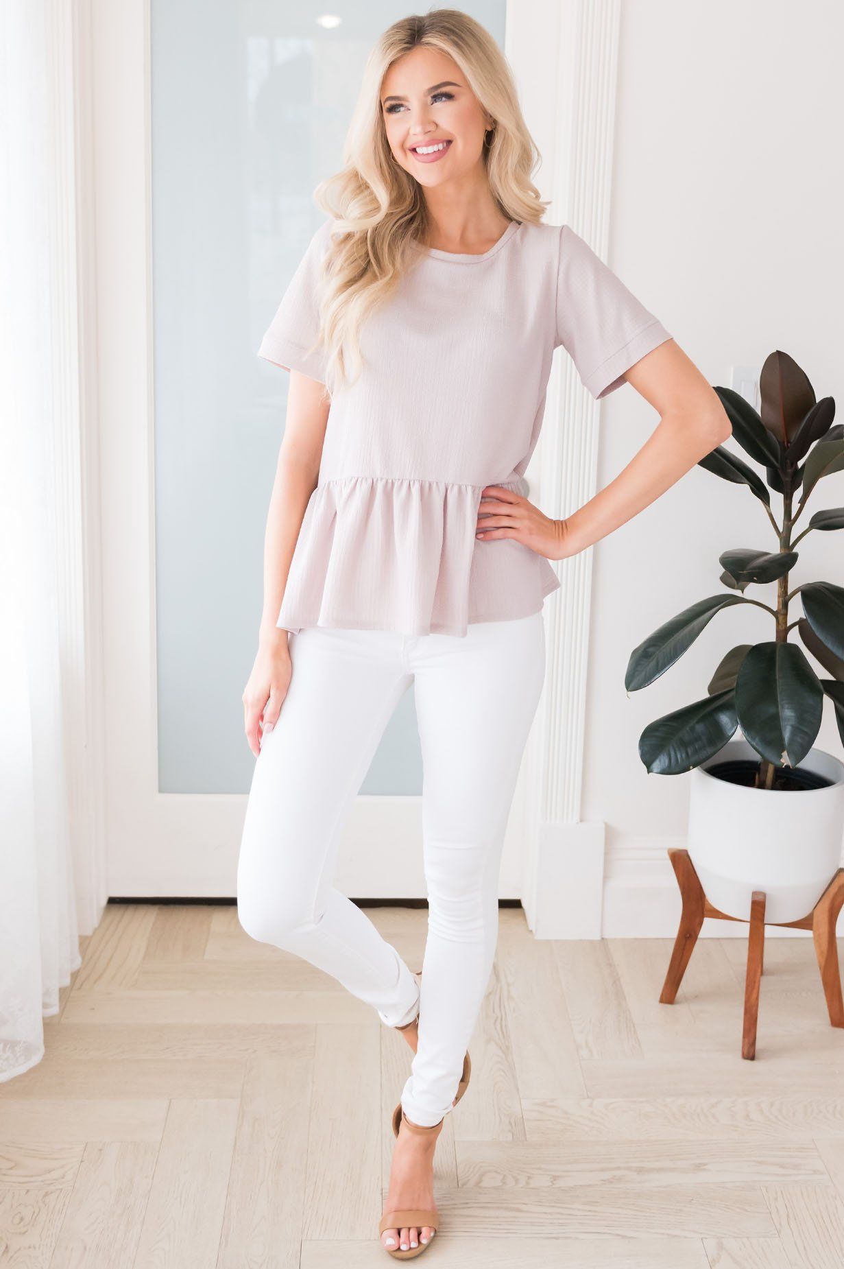 Never Too Late Tiered Top Modest Dresses rebornj 