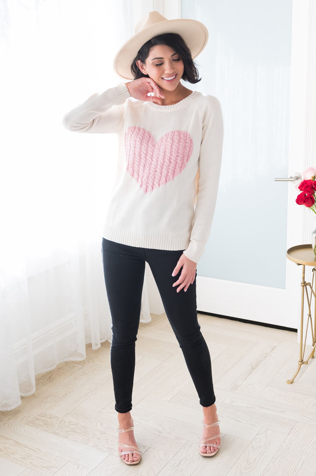 I Heart You Modest Sweater Modest Dresses vendor-unknown 