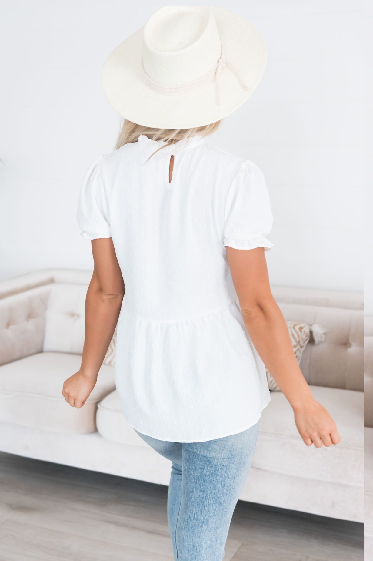 Key To My Heart Modest Babydoll Top Modest Dresses vendor-unknown 