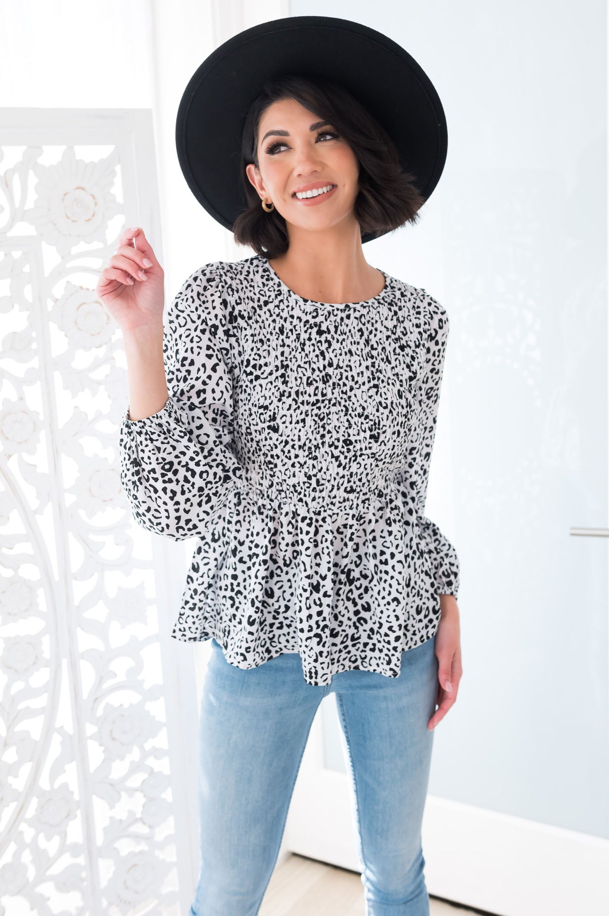 Can't Catch Me Modest Blouse Modest Dresses vendor-unknown 