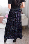 Magical Wishes Modest Sequin Maxi Skirt Skirts vendor-unknown