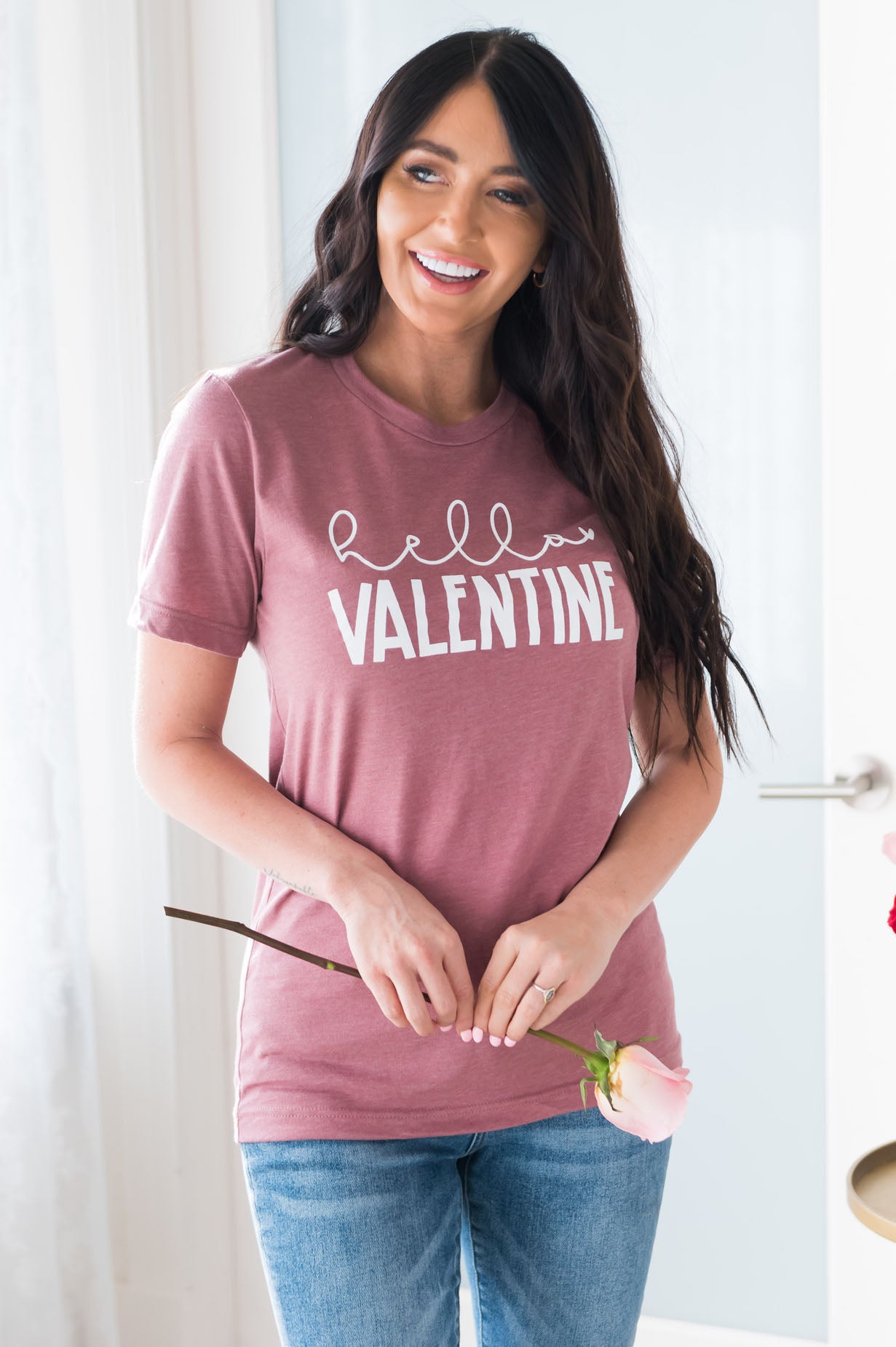 Hello Valentine Modest Tee Modest Dresses vendor-unknown 