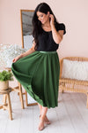 Full Of Charm Modest Circle Skirt Skirts vendor-unknown