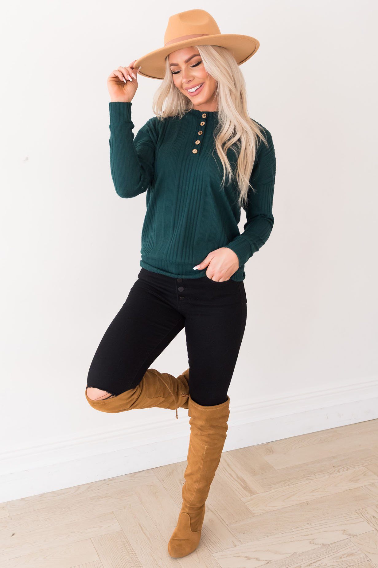 Pretty & Playful Modest Blouse Modest Dresses vendor-unknown 