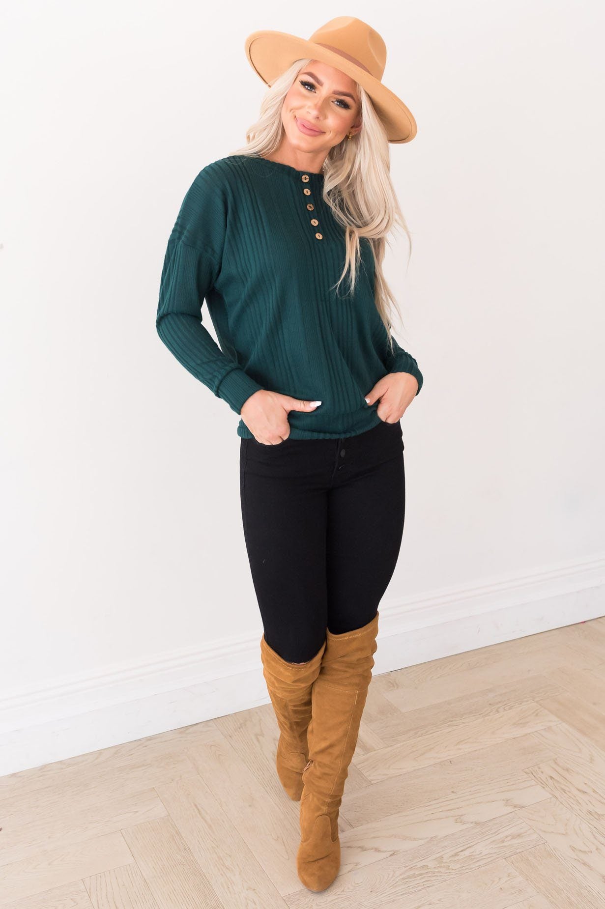 Pretty & Playful Modest Blouse Modest Dresses vendor-unknown 