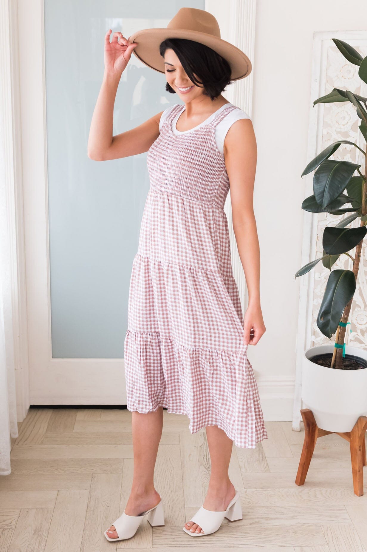 The Dayana Overall Dress Modest Dresses vendor-unknown 