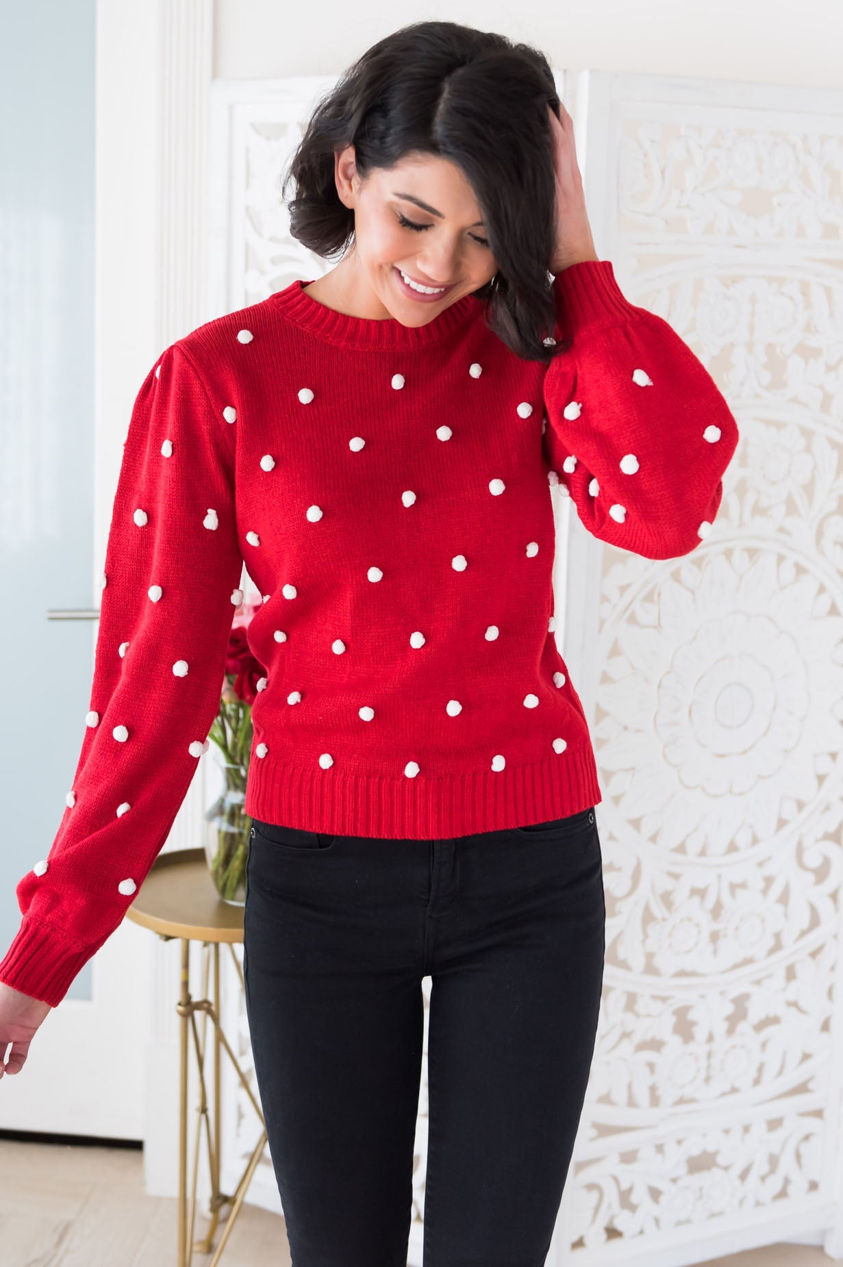 Love You Most Modest Sweater Modest Dresses vendor-unknown 