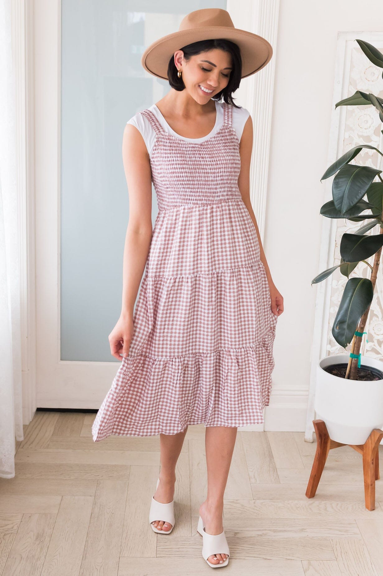 The Dayana Overall Dress Modest Dresses vendor-unknown 