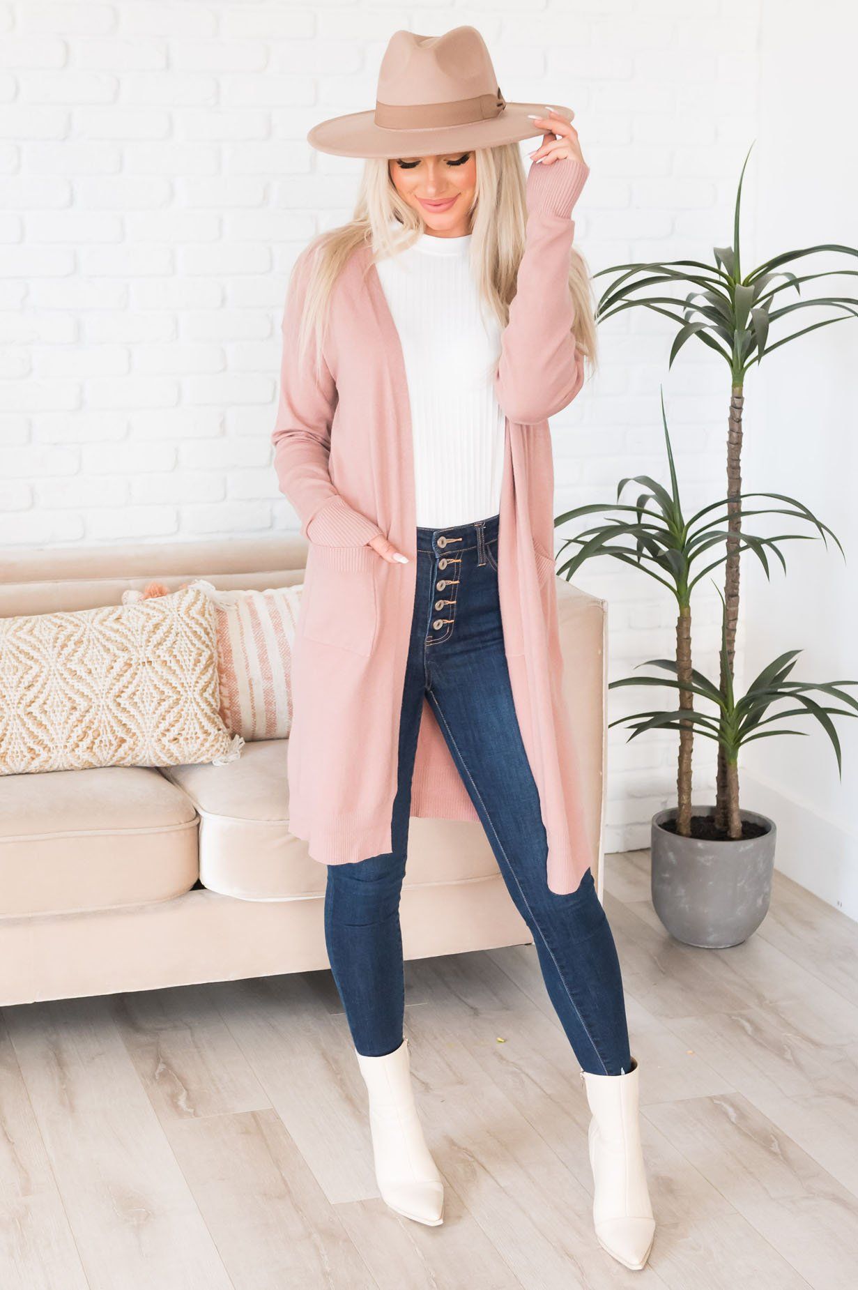 Autumn in the Air Pocket Cardigan Modest Dresses vendor-unknown 