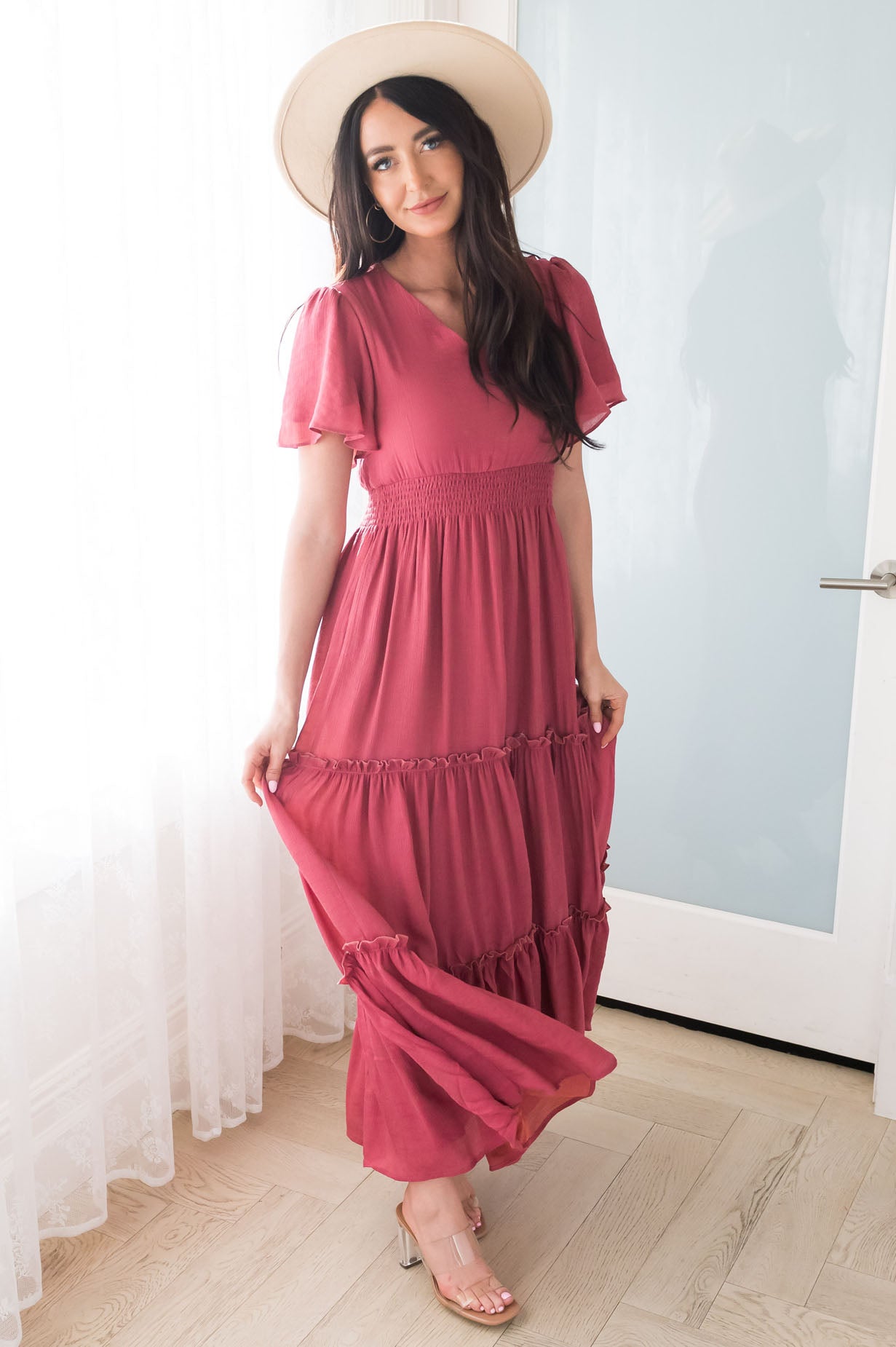 The Taylor Modest Maxi Dress - NeeSee's Dresses