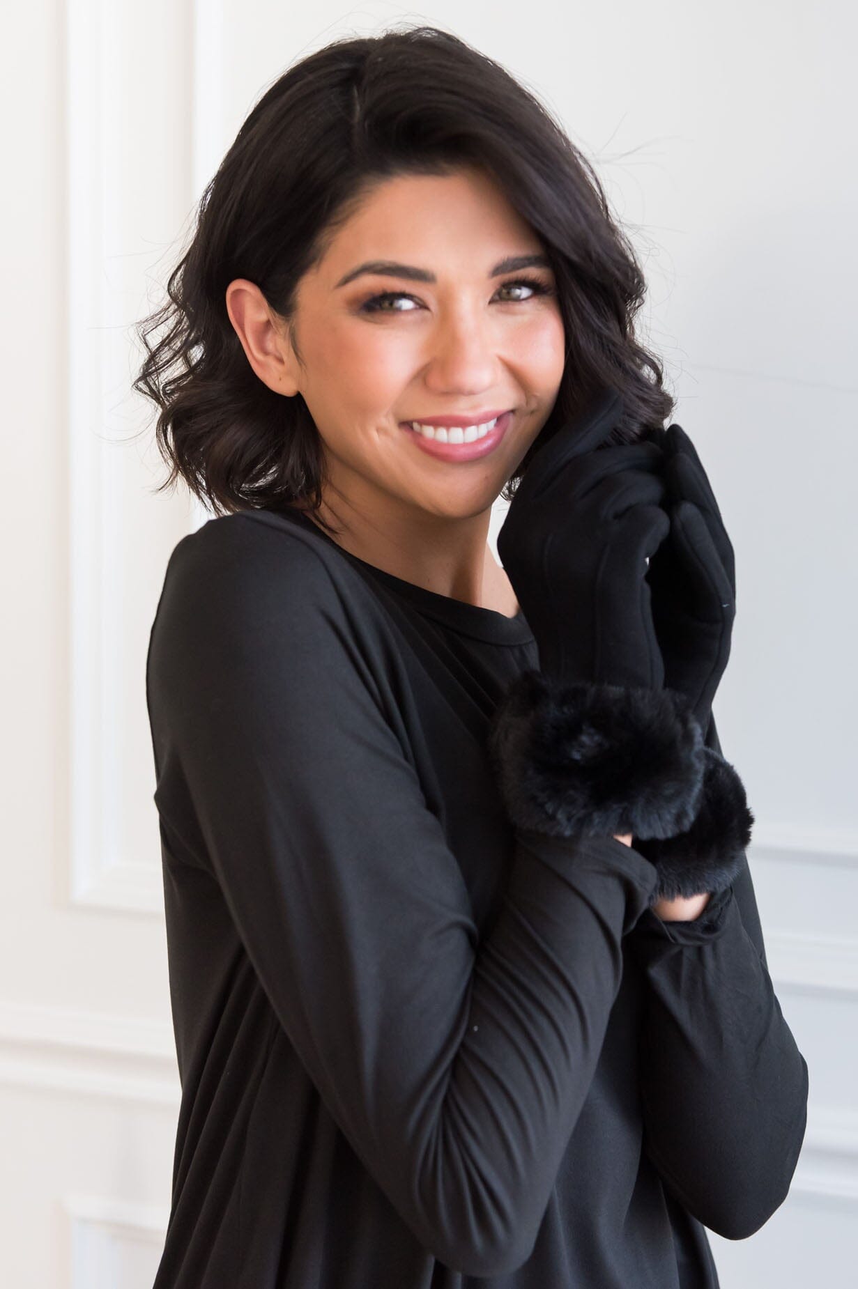 Classy Christmas Cuff Gloves Accessories & Shoes vendor-unknown 