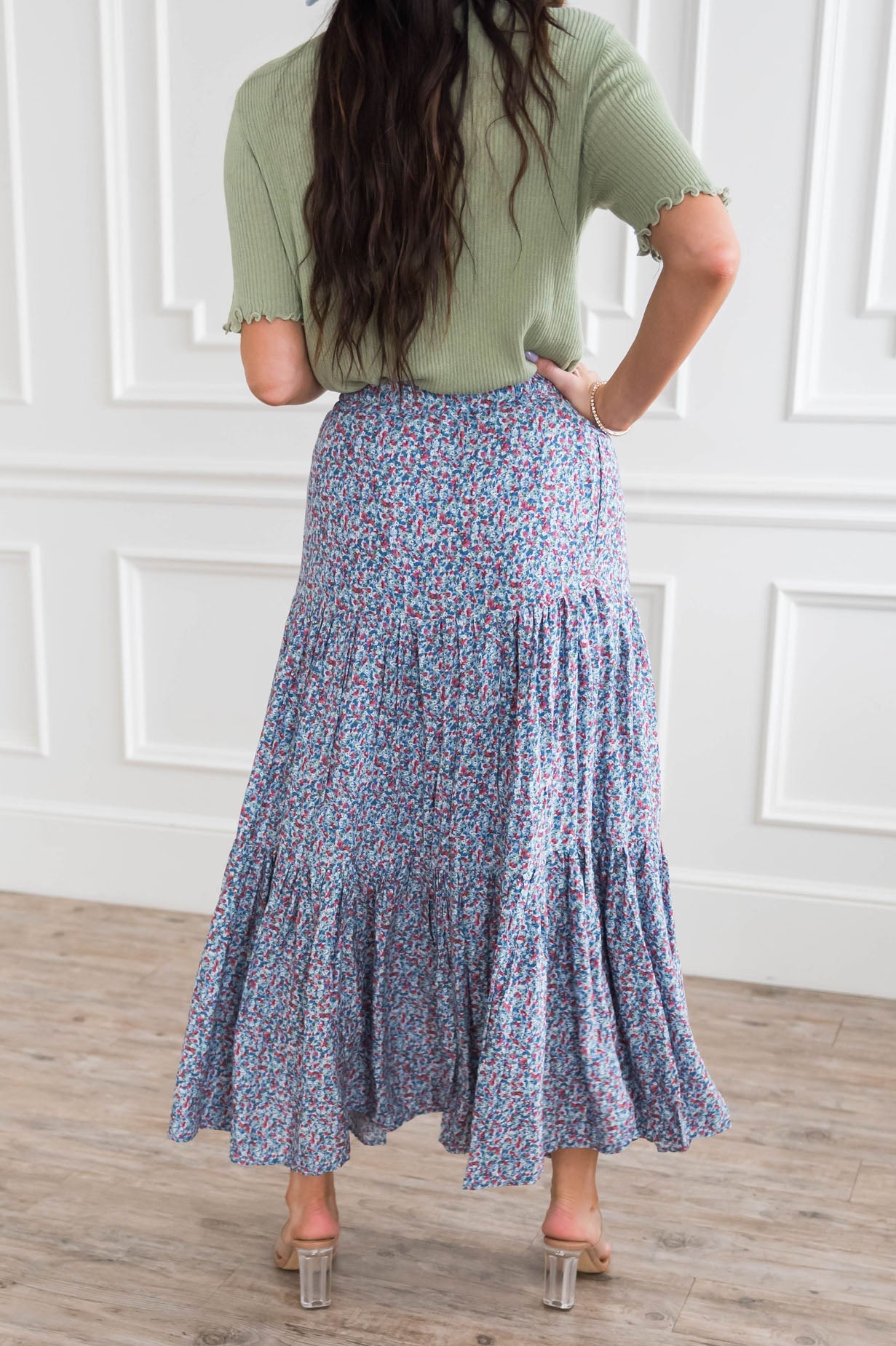 Joy Is Forever Modest Tier Skirt Skirts vendor-unknown 