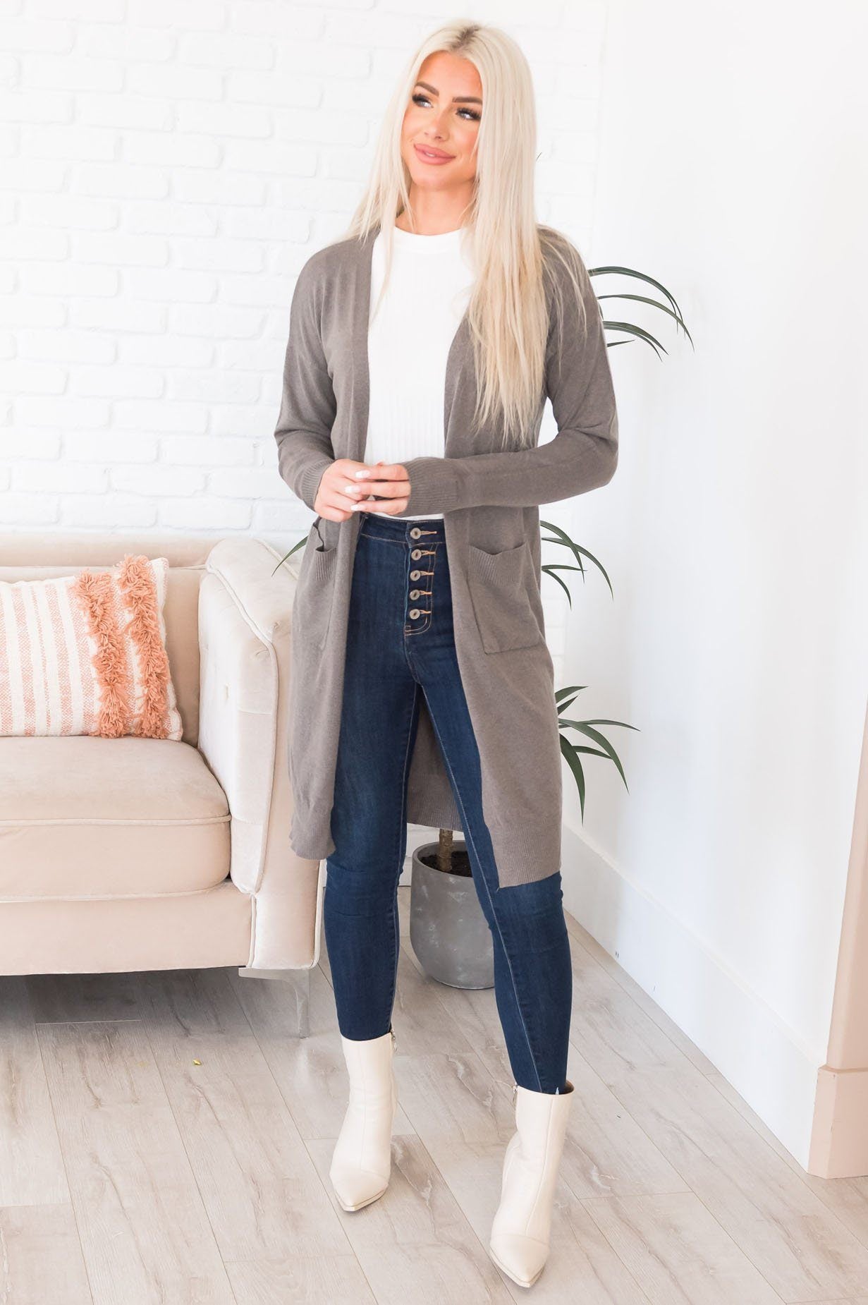 Autumn in the Air Pocket Cardigan Modest Dresses vendor-unknown 