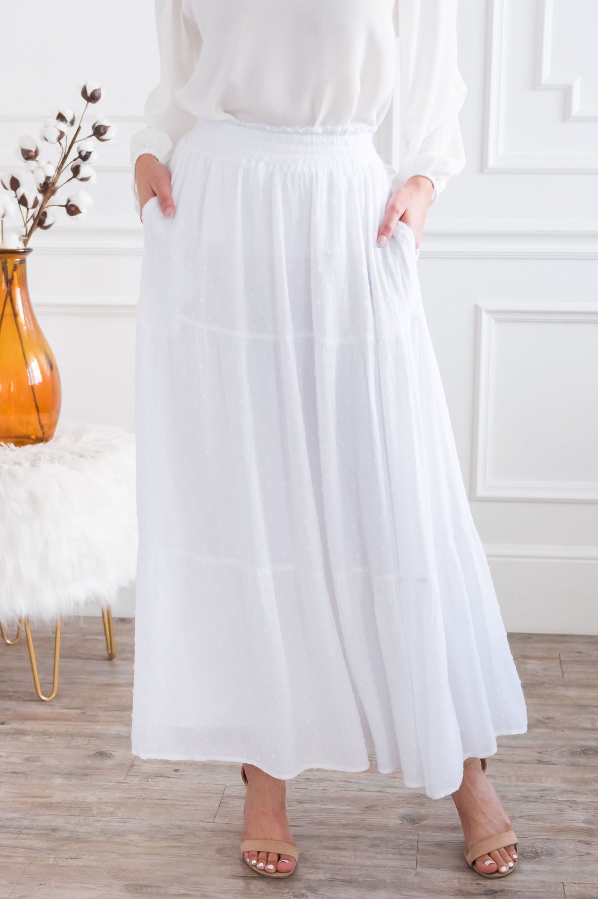 Happiness Is All Around Modest Skirt Skirts vendor-unknown 